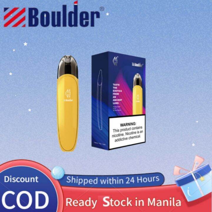 cheap boulder vapef set 【1vap+1pod】Boulders juice pods vapef 3pod in