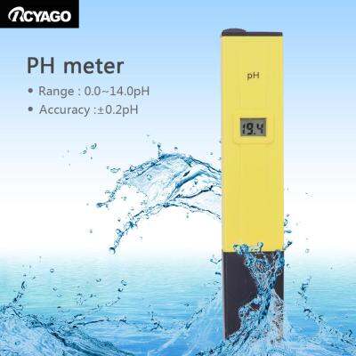 RCYAGO Miniเครื่องวัดค่าพีเอชของน้ำDigital Tester 0.0-14.0pHสำหรับตู้ปลาสระว่ายน้ำห้องปฏิบัติการมาถึง