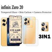 Infinix 3in1ป้องกันกระจกเลนส์กล้องนิรภัยแบบ Zero20กระจกนิรภัยสำหรับเซรามิก20ศูนย์5กรัม2023