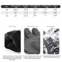 Winter Warm Cycling Gloves Touch Screen Bicycle Gloves Outdoor Scooter Riding Motorcycle Windproof Ski Waterproof Bike Gloves