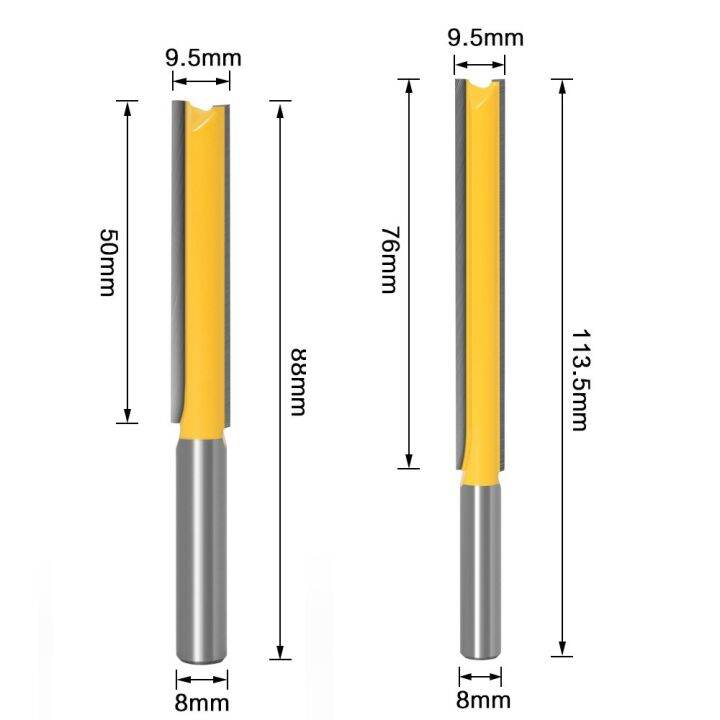 augusttool-1-4-8mm-shank-long-cleaning-straight-bit-milling-cutter-สําหรับไม้-double-edged-router-bit-cnc-grooving-slotting-tools