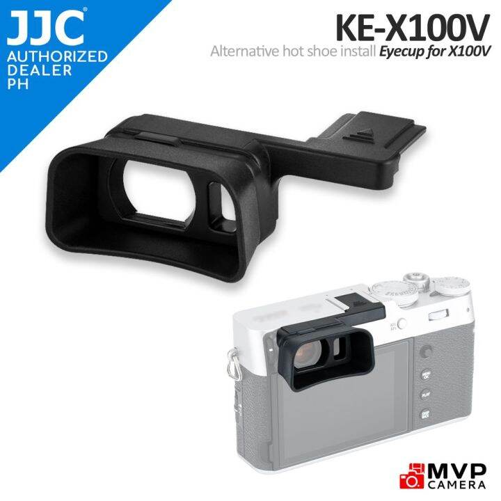 JJC KEX100V Eyecup Viewfinder Eyepiece Hot shoe install for X100V X100V MVP CAMERA Lazada PH