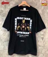 ลิขสิทธิ์แท้จาก Marvel เสื้อยืด Iron man The armored avenger แขนสั้นผู้ชาย สีดำ Official licences mvx-029