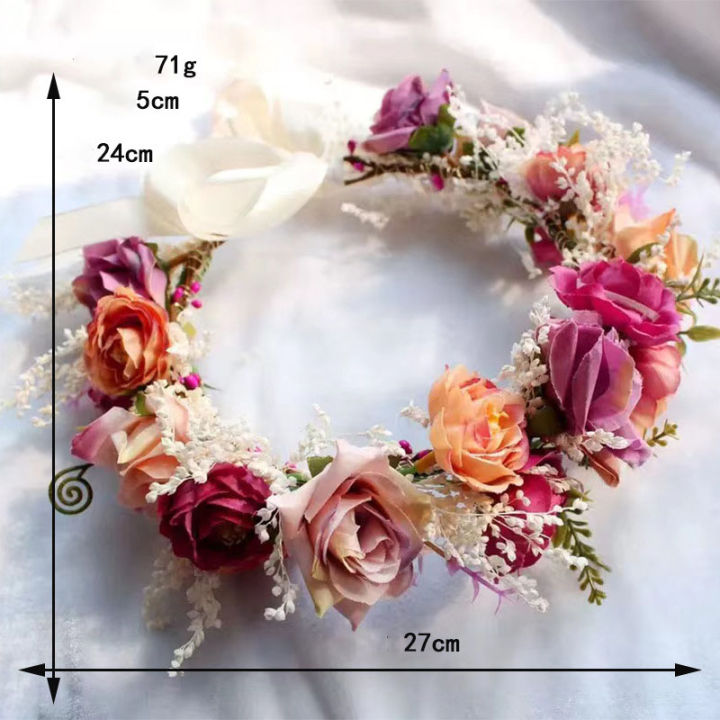 wreath-hair-hoop-adjustable-wreath-bridesmaid-headdress-wreath-hair-ornament-bridal-hair-accessories