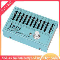 Irin An-40 band Controller EQ Top 10 band Equalizer Effect Pedal สำหรับกีตาร์ไฟฟ้าและเบสรวมถึง45.67สายกีตาร์