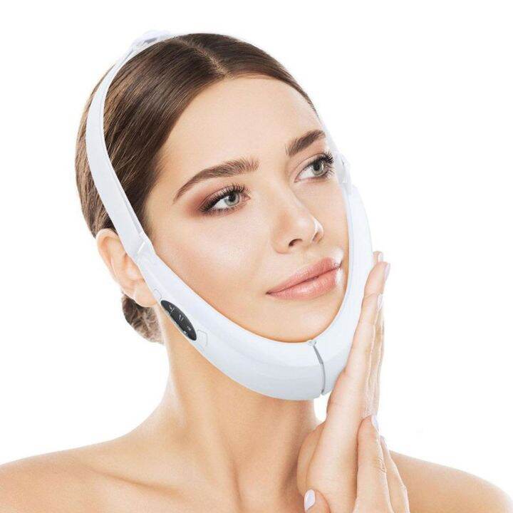 Ems Facial Lifting Device Led Photon Therapy Face Slimming Chin Vibration Jaw Cellulite Double