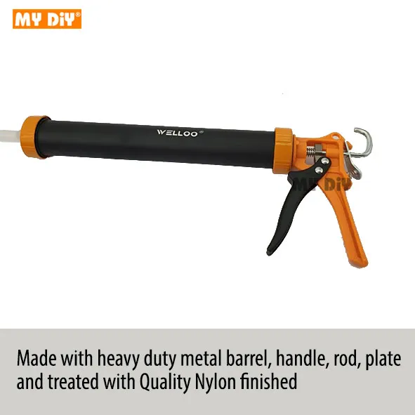 MYDIYSDNBHD - WELLOO Heavy Duty Aluminium Caulking Gun With Quality Nylon Handle