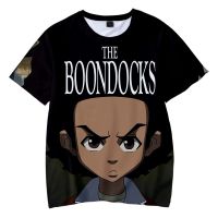 The Boondocks 3D Print T-shirt Men Women Summer Fashion Casual Round Neck Short Sleeve Streetwear Harajuku Oversized Tops Tees