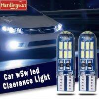 Hardingsun หลอดไฟ Led T10ซิลิโคนกันน้ำ2ชิ้นไฟในสวนไฟโดมรถยนต์ W5W 168 194 15SMD ลิ่ม4014ด้านข้างอะไหล่รถไฟเก๋งป้ายทะเบียนรถไฟอ่านหนังสือบ่งชี้การกวาดล้าง