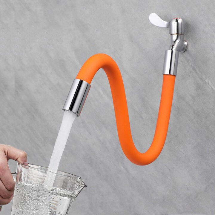 Silicone Hose Kitchen Faucet Extension Hose Bathroom Extension Water