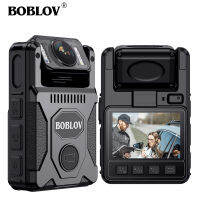 BOBLOV กล้องสวมใส่ร่างกายระบบ GPS M7 128GB, 180องศาเลนส์หมุนกล้องบันทึกภาพกีฬาเครื่องบันทึกเสียงวิดีโอกล้องร่างกายตำรวจ15บันทึกชั่วโมงพร้อมพอร์ต USB-C และชาร์จเร็วสำหรับการจัดส่งวิ่งขี่จักรยาน