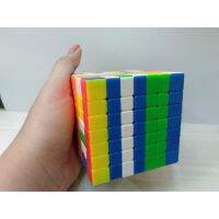 RUI FU CUBE 7X7X7 ลูกบิด รูบิคผึกสมอง ทรงลูกบาศก์ 7X7X7 ฝึกสมอง เพิ่มไอคิว ลื่น ทน (DianSheng White Rubiks Cube Magic S