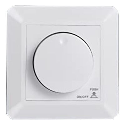 Flush-Mounted Dimmer 5-300 W Dimmer Switch LED Phase Control Dimmer for Dimmable LED and Halogen