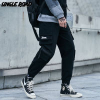 SingleRoad Mens Cargo Pants Men Techwear Hajuku Baggy Hip Hop Joggers Male Japanese Streetwear Trousers Casual Pants For Men