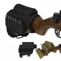 Airsoft Tactical Hunting Buttstock Cheek Rest Pouch With AR15 Ammo Shell Carrier Case Holder Gun Accessories Bag