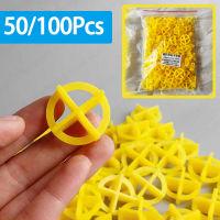 50100Pcs Double Size Tile Spacers Clips Wedge Ceramic Leveling System For Floor Wall Tile Gap Leveling System Construction Tool