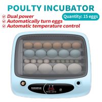 9~36 Eggs Full Automatic Water Replenishment Chicken Incubator Goose Duck Temperature Control Turn Eggs Bird Hatcher 12V EU 220V