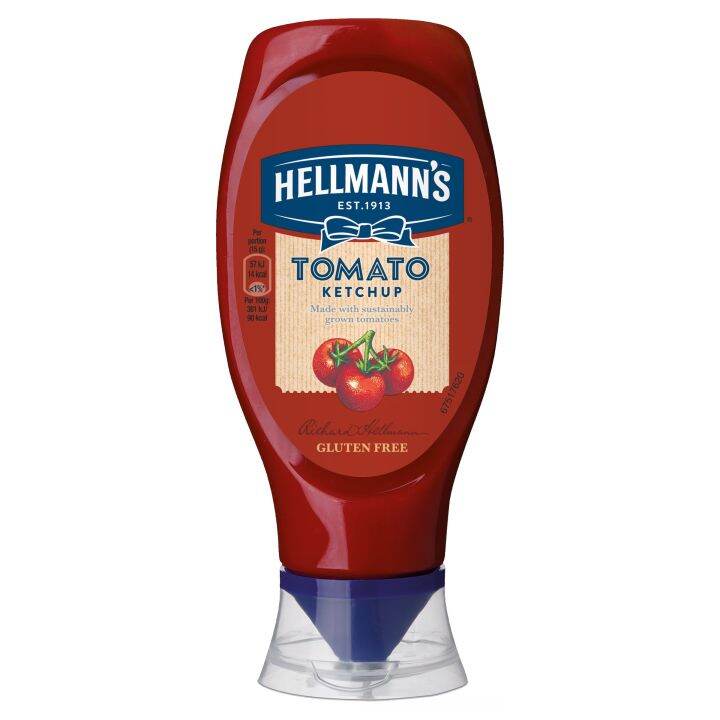 Hellmann's Tomato Ketchup, Gluten Free, 430ml (Assorted) Lazada