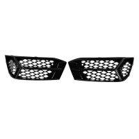 Honeycomb Fog Light Grille Barbecue Cover Fog Light Cover Front Mesh Honeycomb Car for A3 2017-2020