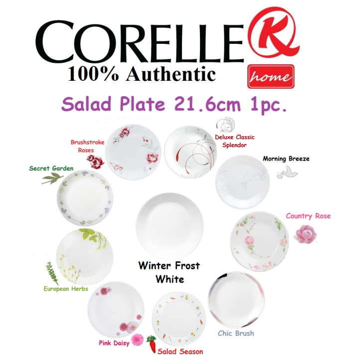 CORELLE Salad Plate 21.6cm 1pc. Lazada PH