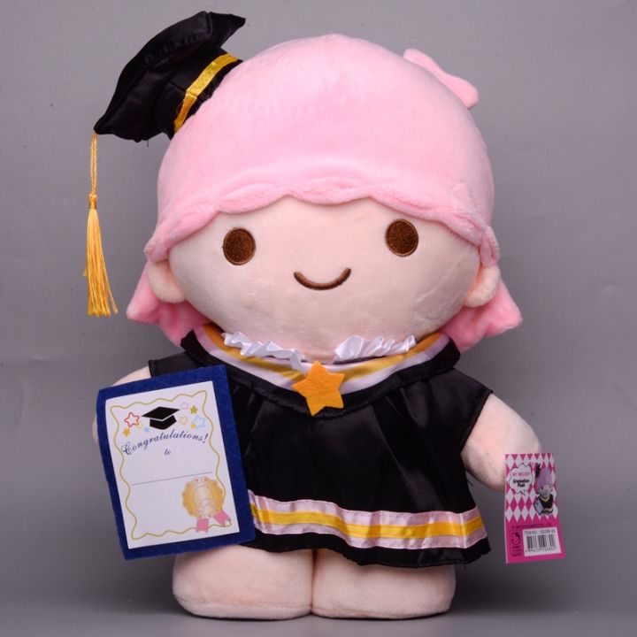 yb-ตุ๊กตา-sanrio-graduation-series-kuromi-meody-cinnamoroll-ของเล่นสําหรับเด็ก