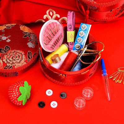 [COD] Wedding sewing box bride dowry set wedding married kit supplies snail fun