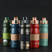 500680ML Double Stainless Steel Water thermos Bottle Sports Shaker Thermal Cup Coffee Tea Milk Travel Drink Mug Cycling Flasks