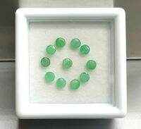 มรกตธรรมชาติ 2.8มม กลม พลอย หลวม 12 ชิ้น Natural Emerald 2.8mm Round Loose Gemstone(s) 12 pcs