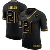 High volume jerseys [GR] Washington Commanders NFL Football Jersey Taylor Tshirt Pay Tribute Jersey Black Gold Sport Top Tee