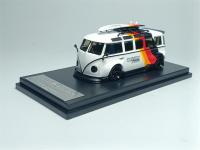 สร้างแรงบันดาลใจแบบ1:64 T1การออกแบบ Kombi Robert รถโมเดล Diecast Limited500สีขาวเยอรมัน