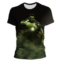 3D Printed Bruce Banner Hulk Tshirt Cartoon Teen Clothing Toddler Boys Tops T Shirt Kids Summer Mens Oversized Tshirt Clothes