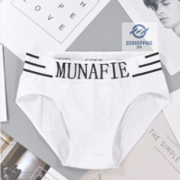 กางเกงในชาย munafie เนื้อผ้านุ่ม มีซองทุกตัว เก็บปลายทางได้ #เว้าพื้น（8825-1） oo oo oo99