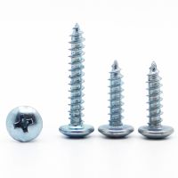 10/20/50pcs M3 M4 M5 M6 Carbon Steel Phillips Truss Head Cross Recessed Mushroom Head Self Tapping Screws Nails Screws  Fasteners