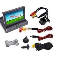 Car Rear View Camera or with Monitor 5 Inch 800x480 TFT LCD Foldable Reverse Parking And 12 LED Night Vision