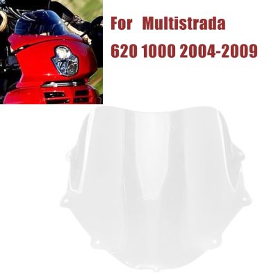 รถจักรยานยนต์ด้านหน้ากระจกกระจกบังแดดอุปกรณ์มอเตอร์ไซค์กระจกสำหรับ Ducati Multistrada 620 1000 04-09