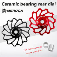 MEROCA MTB Mountain Bike 11T 13T Ceramics Bearing Jockey Wheel Rear Derailleur Pulley Jockey Wheels Compatible For Shimano