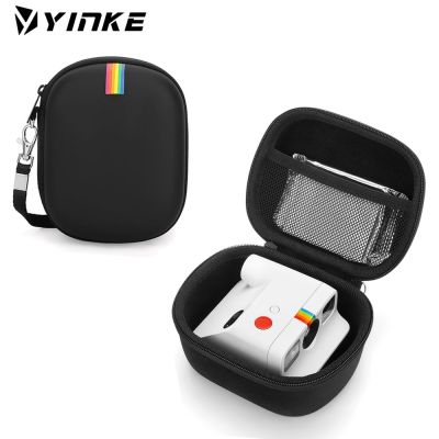 Yinke เคสกล้อง EVA สำหรับ Polaroid Go Instant กล้องจิ๋ว (9035) ฮาร์ดออแกไนเซอร์พกพากระเป๋าถือผ้าคลุมเวลาเดินทางกระเป๋าเก็บของ