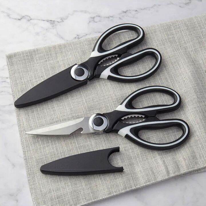 Extra Sharp Stainless Steel Kitchen Scissors Easy Cutting Scissor Multi Usage Heavy Duty Meat