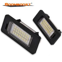 2ชิ้น6000K 24ไฟ LED สำหรับ Audi A4 S4 A5 Q5 S5 Tt Tt Rs ป้ายทะเบียนรถไฟ Smd 3528สำหรับ Vw Passat 5d R36