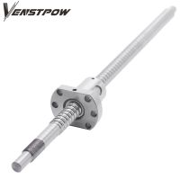 [Hot K] SFU1204 200 250 300 350 400 450 500 550 600 800มม.รีด Ballscrew C7 1204หน้าแปลนลูกบอลเดี่ยว Nut BK/BF10ปลายกลึง CNC