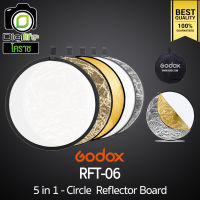 Godox Reflector RFT-06 5in1 - Circle Reflecter วงกลม 5 in 1 - 60, 80, 110 cm. รีเฟล็กเตอร์