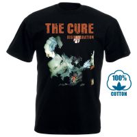 เสื้อยืดอีโมแบบโกธิกเสื้อยืดหลวม The Cure Disintegration เสื้อยืดพังค์ร็อคเสื้อกีฬาแขนยาวขนาดใหญ่กว่าปกติผู้ชายเสื้อยืดฮิปปี้กอธเสื้อยืดขนาดพิเศษ4XL 5XL ของขวัญที่ดีที่สุด6XL