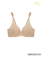 Sabina เสื้อชั้นใน มีโครง Seamless Fit รุ่น Perfect Bra  รหัส SBXD4201 สีเนื้อเข้ม