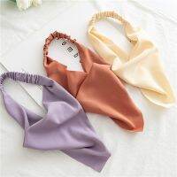 【CC】♙✈  New Muslims Hair Scarves for Elastic Band Covering Color Hairband