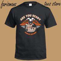 ใหม่บาง LIZZY ดับลินไอร์แลนด์ ROCK Band Legend Mens เสื้อยืดสีดำขนาด S ถึง 3XL