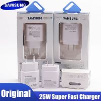 {KOLT Digital} Samsung ของแท้25W Usb Type C ชาร์จเร็ว Pd เครื่องแปลงพลังงานกำแพง S22 S21 A53 A73 A33 A13 A52 A72 Z Fold 3 Cargador