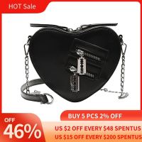 【CC】 Gothic Chain Crossbody Shoulder Purses And Handbags Techwear Wallet Goth