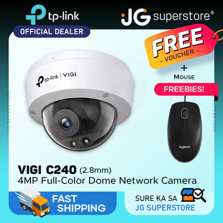 VIGI C240, VIGI 4MP Full-Color Dome Network Camera