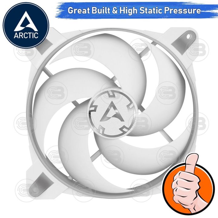 coolblasterthai-arctic-pc-fan-case-bionix-p140-grey-white-pressure-optimised-with-pwm-pst-size-140-mm-ประกัน-10-ปี