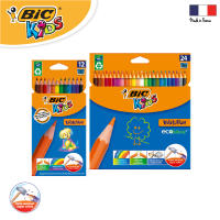BIC บิ๊ก ดินสอสีไม้ Evolution จำนวน 12สี - 24สี
